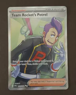 Team Rocket's Petrel 226/182 Ultra Rare - Destined Rivals - Pokemon TCG - NM/M - Image 2