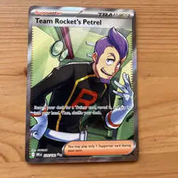 Team Rocket's Petrel 226/182 Ultra Rare - Destined Rivals - Pokemon TCG - NM - Image 1