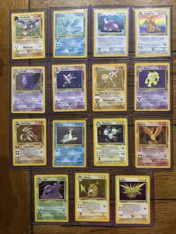 100% Complete Fossil Set 62/62 WOTC Vintage Pokemon Cards HOLO 1999 - Image 1