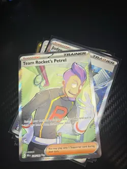 Pokemon TCG Team Rocket's Petrel Ultra Rare Card Destined Rivals 226/182 - Image 1