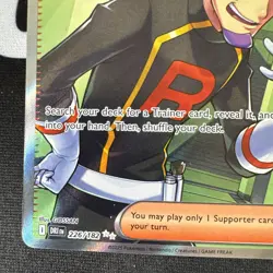 Pokemon TCG-Team Rocket's Petrel 226/182 Ultra Rare Holo Destined Rivals NM - Image 5