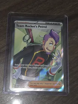 Team Rocket's Petrel 226/182 Ultra Rare Near Mint - Destined Rivals Pokemon TCG - Image 1