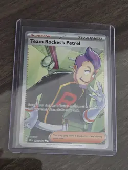 Team Rocket's Petrel 226/182 Ultra Rare Near Mint - Destined Rivals Pokemon TCG - Image 2
