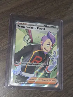 Team Rocket's Petrel 226/182 Ultra Rare Near Mint - Destined Rivals Pokemon TCG - Image 3