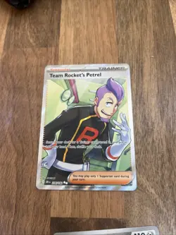Pokemon TCG Team Rocket's Petrel Ultra Rare Card Destined Rivals 226/182 - Image 1
