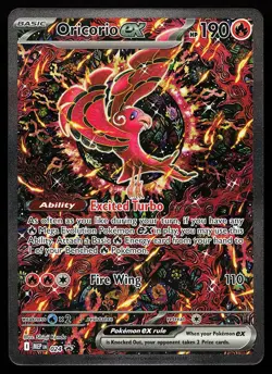 Oricorio ex 024 Holo Mega Evolution Promo Pokemon Card - Image 1