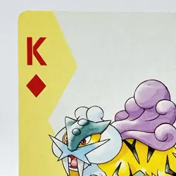 Pokemon Raikou #243 Playing Cards Gold Poker Pichu Nintendo Japanese Japan Rare - Image 2