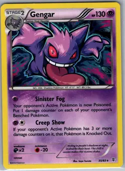 Gengar 35/83 Holo Generations - Pokemon Card - NM - Image 1
