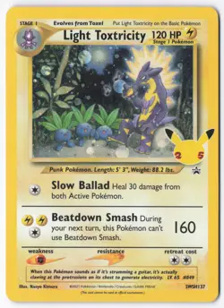 Light Toxtricity - Holo Promo SWSH: Sword & Shield Promo Cards SWSH137 LP - Image 1