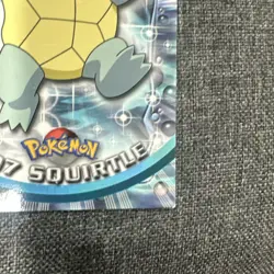 Squirtle #7 Blue Logo 1999 Topps TV Series 1 Nintendo Pokemon Card - Image 4