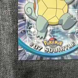 Squirtle #7 Blue Logo 1999 Topps TV Series 1 Nintendo Pokemon Card - Image 5
