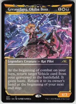 Greasefang, Okiba Boss (Showcase) R Kamigawa: Neon Dynasty 397 LP - Image 1