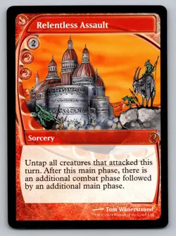 Relentless Assault (Future Sight) 132 Mystery Booster 2 Magic: The Gathering NM - Image 1