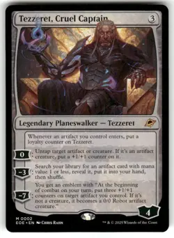 Tezzeret, Cruel Captain 2 Mythic Edge of Eternities Magic: The Gathering NM - Image 1
