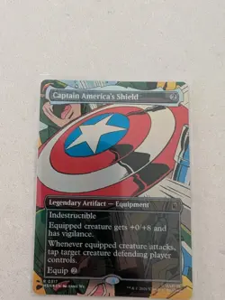 Mint/Near-Mint, English - 1 x MTG Captain America's Shield (0317) - Foil - Image 1