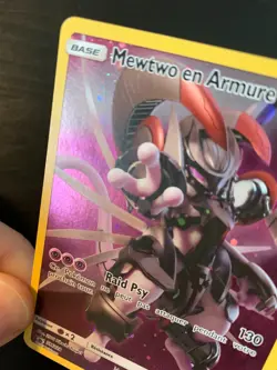 Carte Pokemon : Mewtwo en Armure SM228 Promo Soleil & Lune Francaise - Image 2