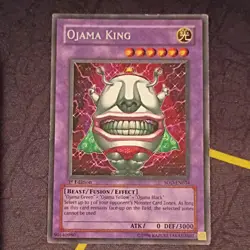 Yu-Gi-Oh! TCG Ojama King SOD-EN034 1st Edition Ultimate Rare - Image 1