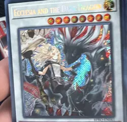 YuGiOh Ecclesia and the Dark Dragon BPRO-EN041 Secret Rare - 1st ed nm - Image 1