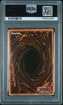 Yugioh Black Rose Dragon RA04-EN057 Platinum Secret Rare Stampede PSA 9 - Image 2