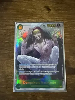 One Piece OP04 Kingdoms of Intrigue SEC Alt Art Donquixote Rosinante OP04-119 NM - Image 1
