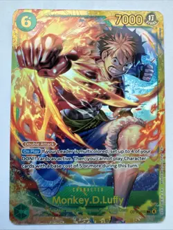 One Piece - Monkey D Luffy SEC OP13-118 - Carrying On His Will Near Mint - Image 1