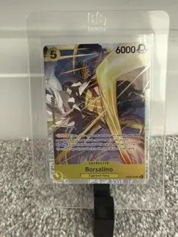 Bandai One Piece Card Game Borsalino EB04-058 SR Special Foil EN 6000 Power - Image 1