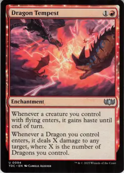 Dragon Tempest U Commander: Tarkir: Dragonstorm 94 NM MTG - Image 1