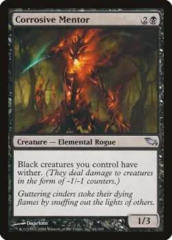 Corrosive Mentor - Foil Shadowmoor MP MTG - Image 1