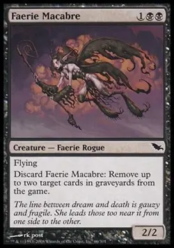 Faerie Macabre x4 Shadowmoor MtG NM - Image 1