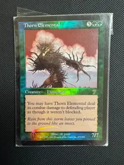 Vintage MTG: Thorn Elemental 7th Edition Foil, SEALED! - Image 1