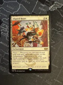 Magic the Gathering Aligned Heart Tarkir: Dragonstorm Commander MTG Free Ship! - Image 1