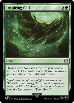 Inspiring Call (Surge Foil) [Fallout] Magic MTG - Image 1