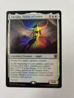 Akroma, Vision of Ixidor Commander Legends Foil. NM. 002 - Image 1