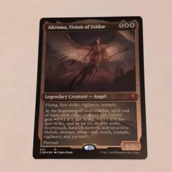 MTG FOIL Akroma, Vision of Ixidor Foil Etched - Commander Legends #547 Mint - Image 1