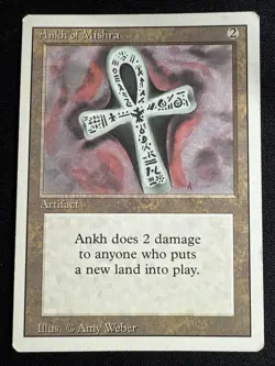 MTG Revised - Ankh of Mishra (Light Play) - Image 1