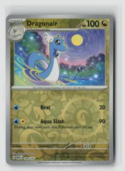 Dragonair #148/165 Sv Scarlet & Violet 151 Uncommon Reverse Holo Pokemon TCG NM - Image 1
