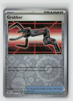 Grabber #162/165 Sv Scarlet & Violet 151 Uncommon Reverse Holo Pokemon TCG LP - Image 1