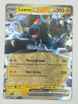 Luxray ex 068/167 Double Rare Twilight Masquerade Pokemon Near Mint - Image 2