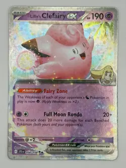 Lillie's Clefairy ex 056/159 Double Rare Journey Together Pokemon Near Mint - Image 2