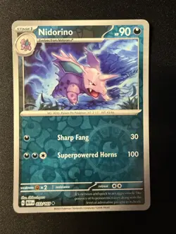 Nidorino 033/165 Reverse Holo SV 151- Pokemon Card - Image 1