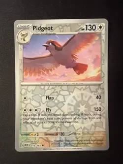Pidgeot 018/165 Reverse Holo SV 151- Pokemon Card - Image 1