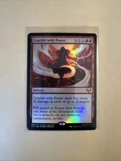 MTG Crackle with Power STX 095/275 M NM FOIL - Image 1