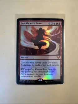 MTG Crackle with Power STX 095/275 M NM FOIL - Image 2
