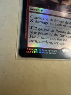 MTG Crackle with Power STX 095/275 M NM FOIL - Image 3