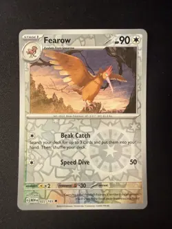 Fearow 022/165 Reverse Holo SV 151- Pokemon Card - Image 1