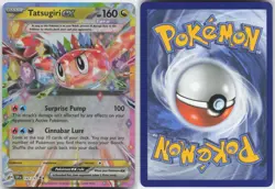 TATSUGIRI EX 142/191 DOUBLE RARE SURGING SPARKS POKEMON HOLO NM - Image 3
