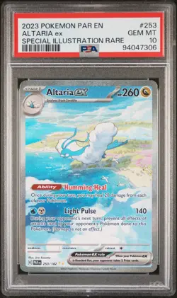 2023 POKEMON PAR EN-PARADOX RIFT #253 ALTARIA EX PSA 10 - Image 1