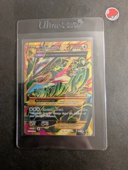 Pokemon TCG: Ancient Origins M Rayquaza EX 98/98 Full Art (LP) in Card Saver - Image 1