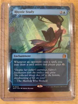 Magic the Gathering Rhystic Study Wilds of Eldraine: Enchanting Tales Near Mint - Image 1