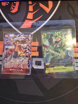 One Piece Dallas Day Luffy and Zoro Promo Cards - Image 1